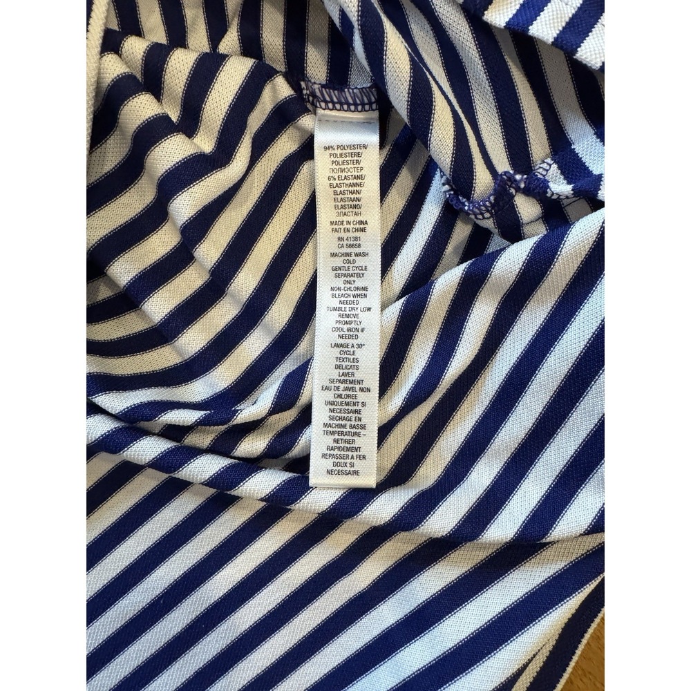 RLX Ralph Lauren Men Kiawah Island Ocean Course Striped Golf Polo‎ Shirt Navy XL - Picture 3 of 5